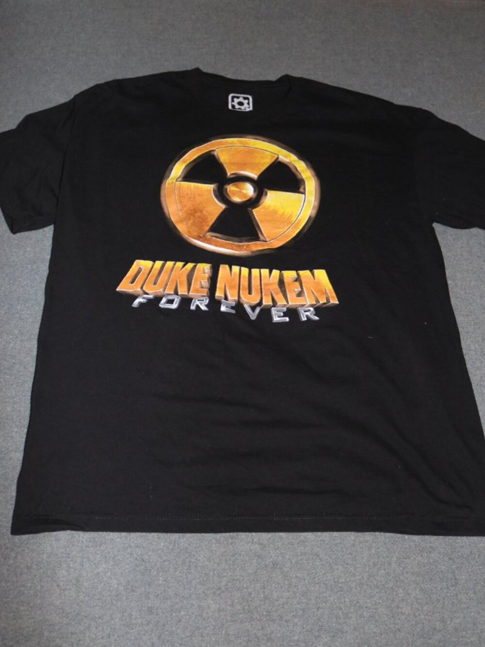 Duke Nukem Forever T-shirt Mens XXL Gearbox 2XL radiation symbol